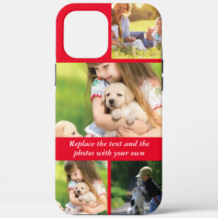 Replace text and photos with your own iPhone 12 pro max case