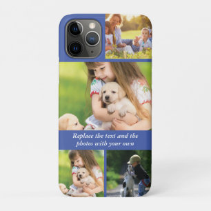 Replace text and photos with your own iPhone 11 pro case