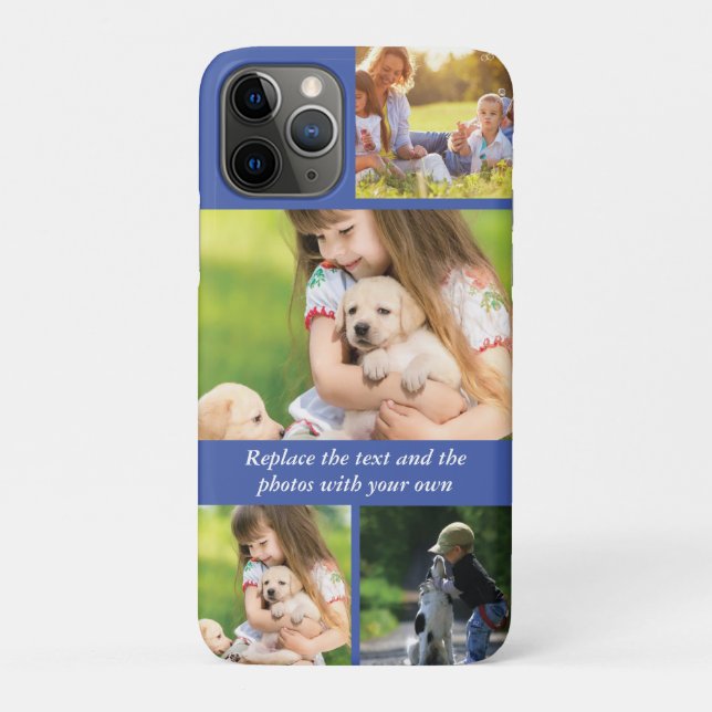Replace text and photos with your own Case-Mate iPhone case (Back)