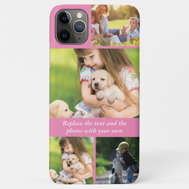 Replace text and photos with your own Case-Mate iPhone case (Back)
