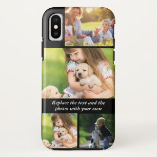 Replace text and photos with your own Case-Mate iPhone case