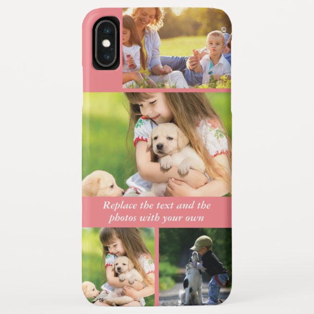 Replace text and photos with your own Case-Mate iPhone case (Back)