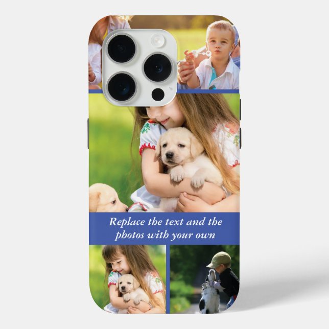 Replace text and photos with your own Case-Mate iPhone case (Back)