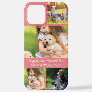 Replace text and photos with your own iPhone 12 pro max case