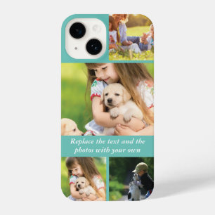 Replace text and photos with your own iPhone 14 case