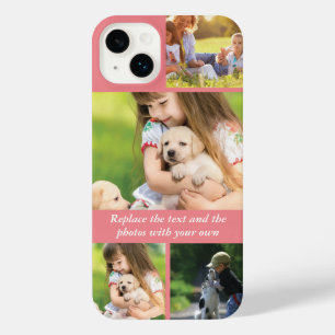 Replace text and photos with your own iPhone 14 plus case