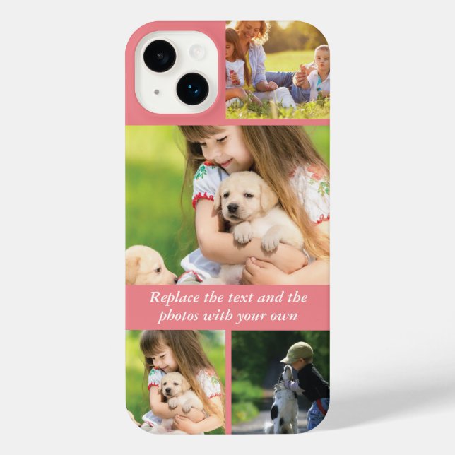 Replace text and photos with your own iPhone case (Back)