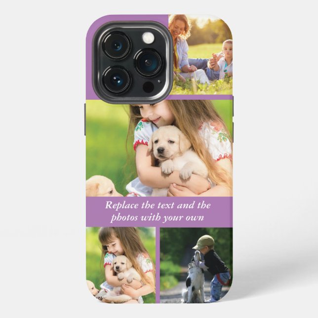Replace text and photos with your own iPhone case (Back)