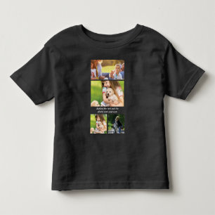 Replace text and photos with your own toddler t-shirt