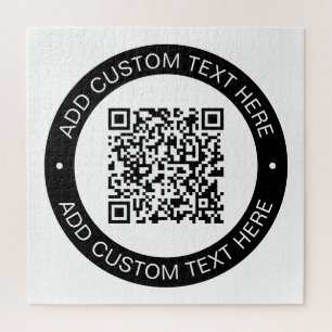 Replace with Your Own Uploaded QR code or Image Jigsaw Puzzle
