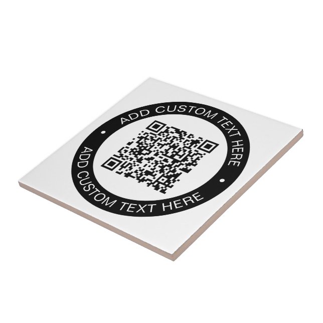 Replace with Your Own Uploaded QR code or Image Tile (Side)