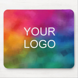 Replace Your Business Logo Image Emblem Template Mouse Pad