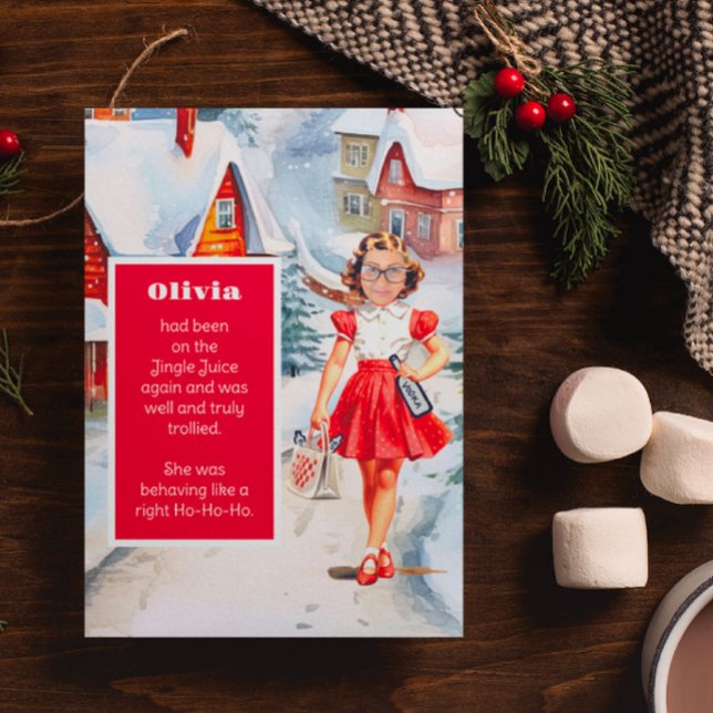 Replace Your Face Christmas  Card (Creator Uploaded)