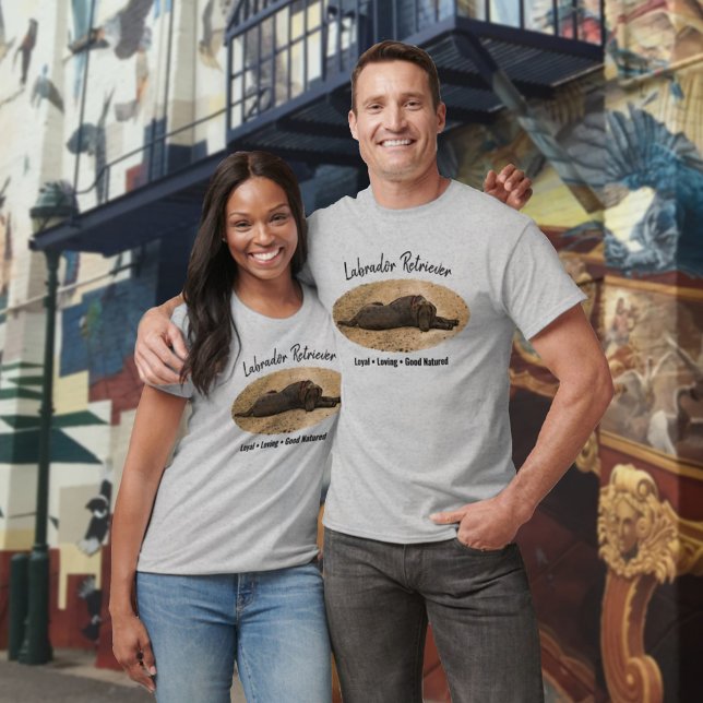 Replaceable Dog Photo with Personalized Text T-Shirt (Creator Uploaded)