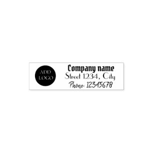 Replacement logo stamp, custom logo self-inking stamp