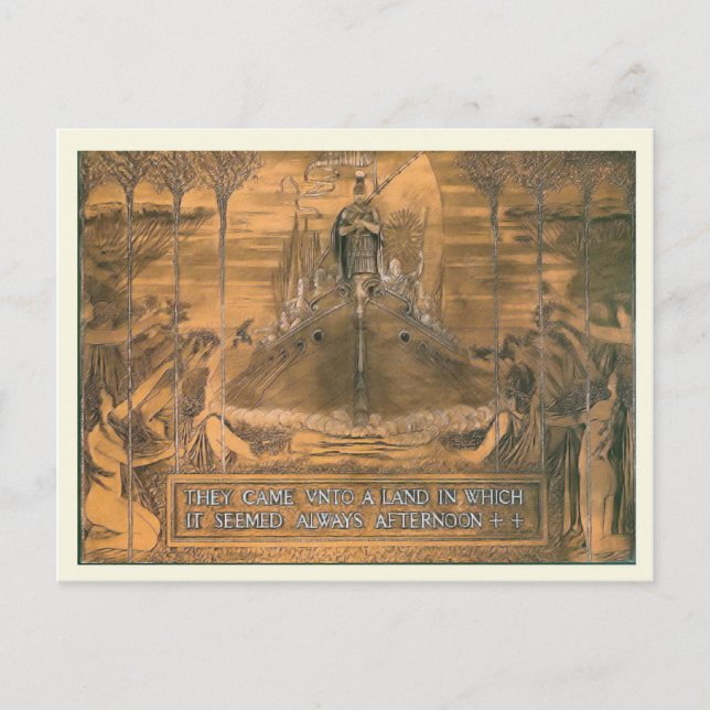 Replica carte postale Vintage, Gravure sur cuivre (Devant)