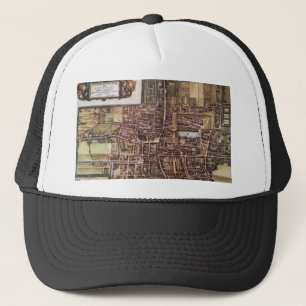 Replica city map of The Hague 1649 Trucker Hat