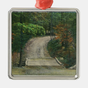 Replica of Gen Burgoyne's Last Bridge Metal Ornament