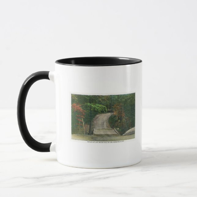 Replica of Gen Burgoyne's Last Bridge Mug (Left)
