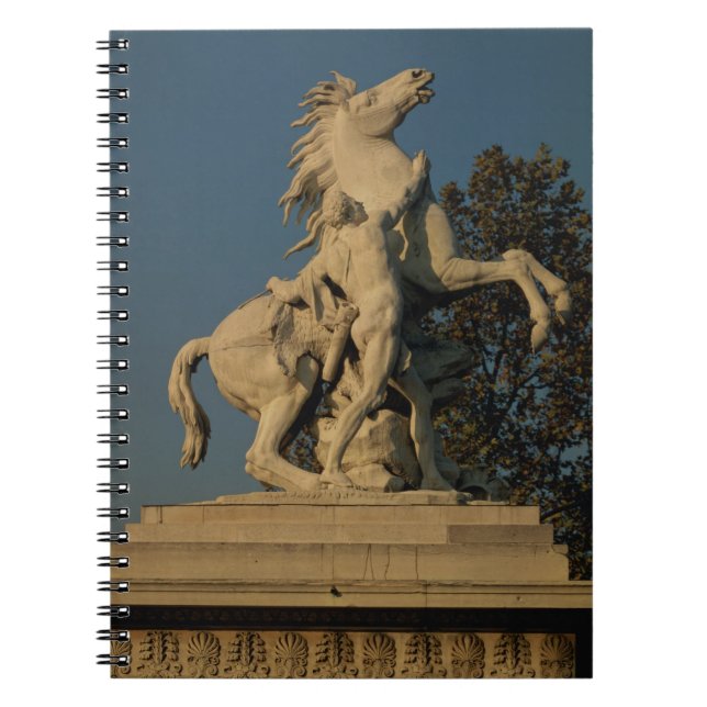 Replica of one of the two 'Marly Horses' originall Notebook (Front)