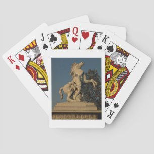 Replica of one of the two 'Marly Horses' originall Playing Cards