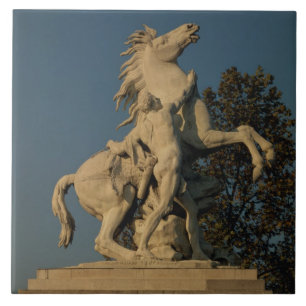Replica of one of the two 'Marly Horses' originall Tile