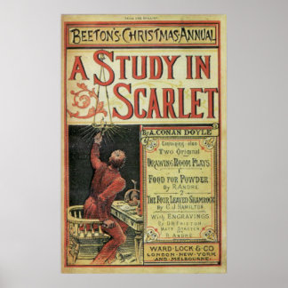 REPLICA Poster of the First Sherlock Holmes Story