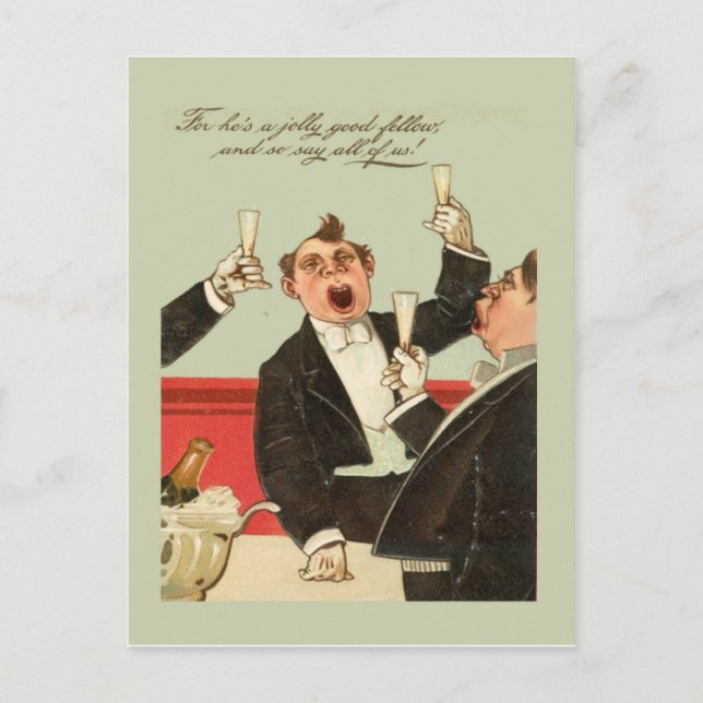 Réplique carte postale Vintage, Jolly good (Devant)