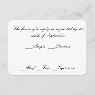 reply card envelopes included