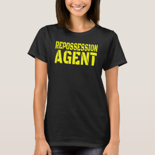 Repo Agent Yellow Text Work T-Shirt