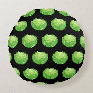 Repollos Round Pillow