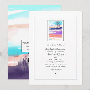 Répondre à une invitation de mariage sur la plage 