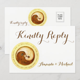 RÉPONDRE CORRECTEMENT CARTE MARIAGE Gold YinYang c