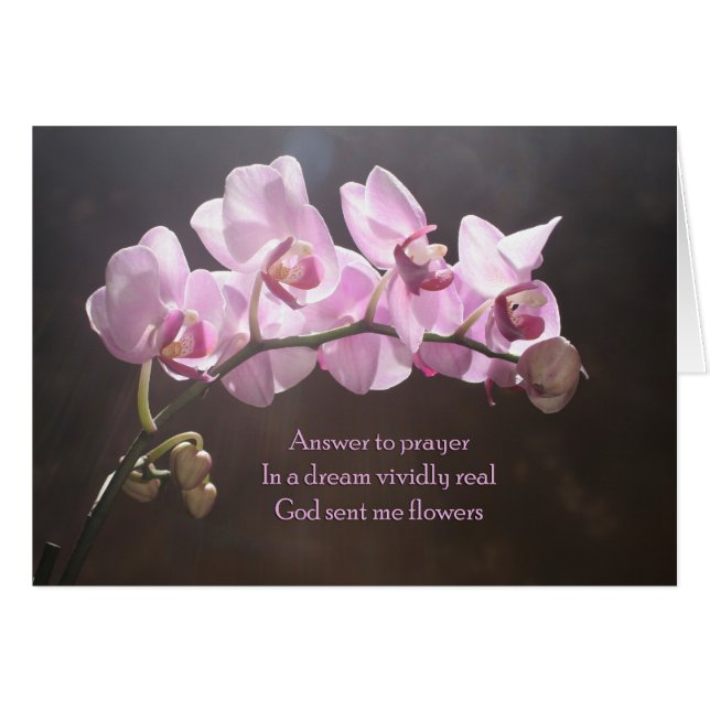 Réponse à la carte de prière (Devant Horizontal)