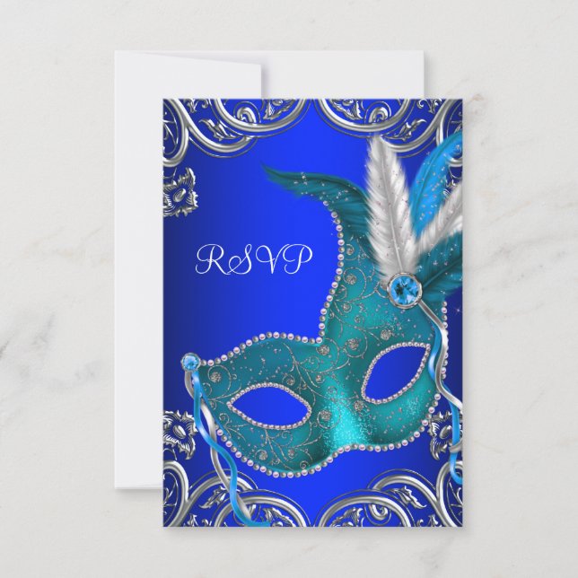 Réponse à la soirée masquée Silver Royal et Bleu s (Devant)