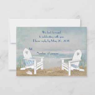 Réponse à une invitation de mariage sur la plage