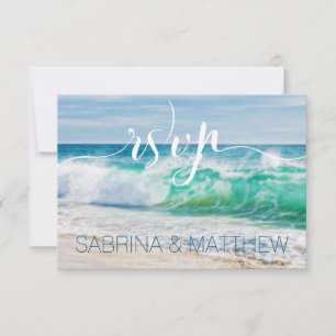 Réponse à une invitation de mariage sur la plage B