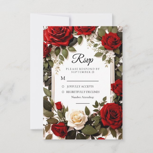 Réponse au mariage (Devant)