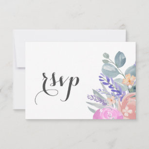 Réponse au mariage Boho Fleurs de lavande et Eucal