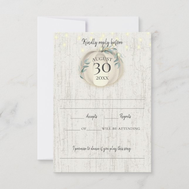 Réponse aux citrouilles et verdures d'automne (Devant)