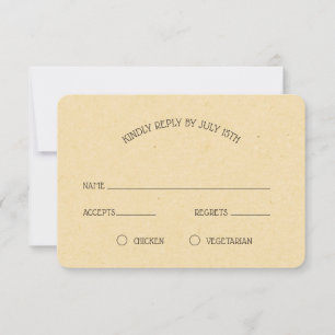 Réponse de mariage à l'abeille vintage