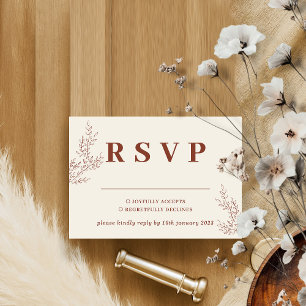 Réponse de mariage floral Ivy beige ivoire Terraco