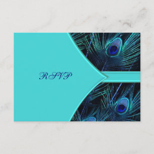 Réponse de mariage paon bleu sarcelle royal