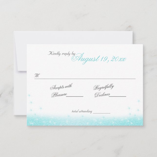 Réponse de Sparkle Beach Aqua et Gold Sea Shells (Devant)