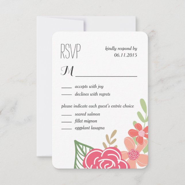 Réponse du Mariage de fleurs radioactives / Cartes (Devant)
