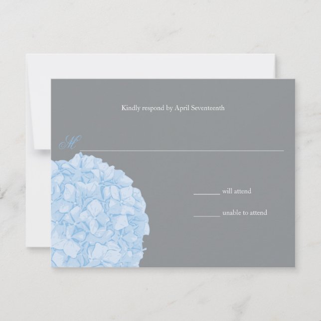 Réponse du Mariage Hydrangea (Devant)