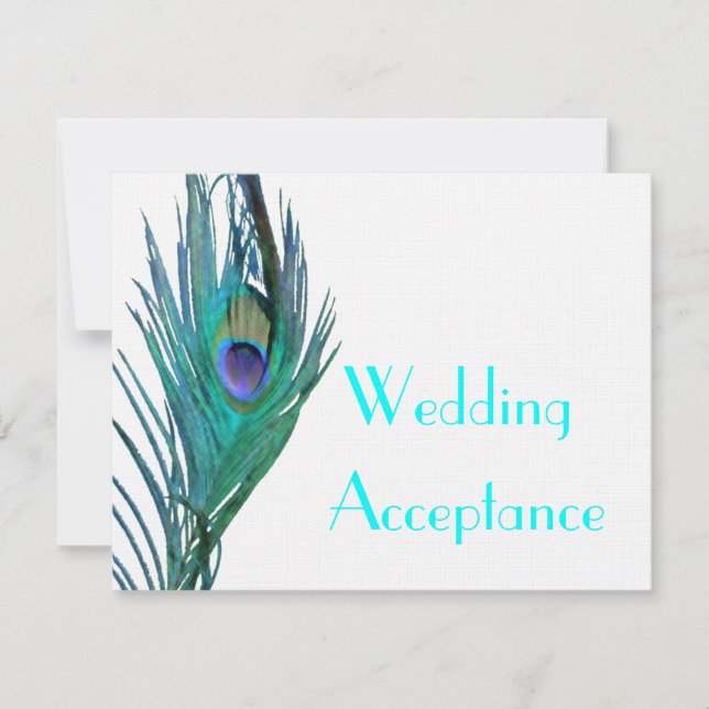 Réponse du Mariage Peacock #2 (Devant)