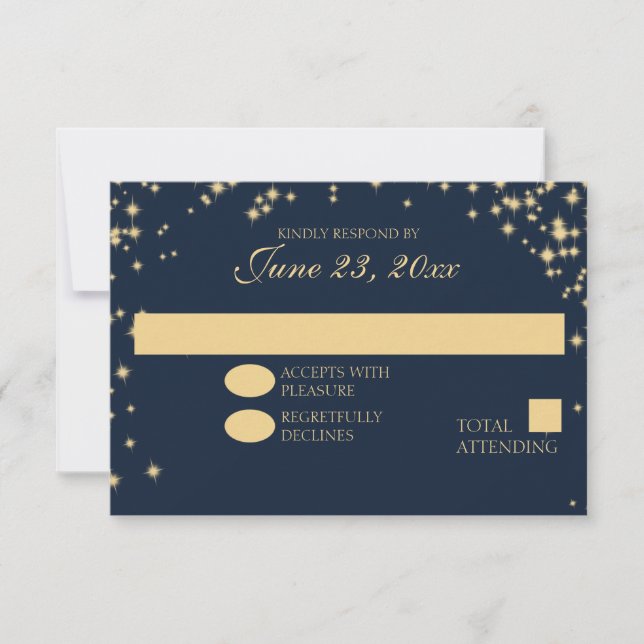 Réponse du Mariage Twinkle de Midnight Stars (Devant)