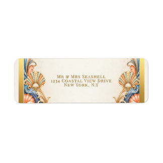 Réponse pour mariage coquillage corail vintage