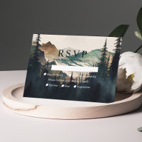 Réponse pour mariage Montagnes Forêt de Pins Aquar